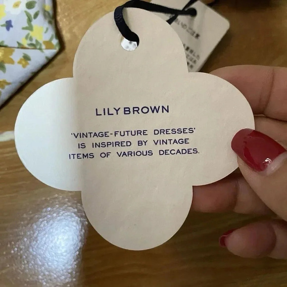 New Lily Brown VTG Future Maxi Dress Inspired By VTG Items Of Decades Floral S/M - Picture 8 of 13